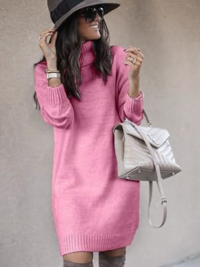 Levoire | Pörrökaula Confort Chic Pour Femmes Idéal Pour L'Automne Et Rosa