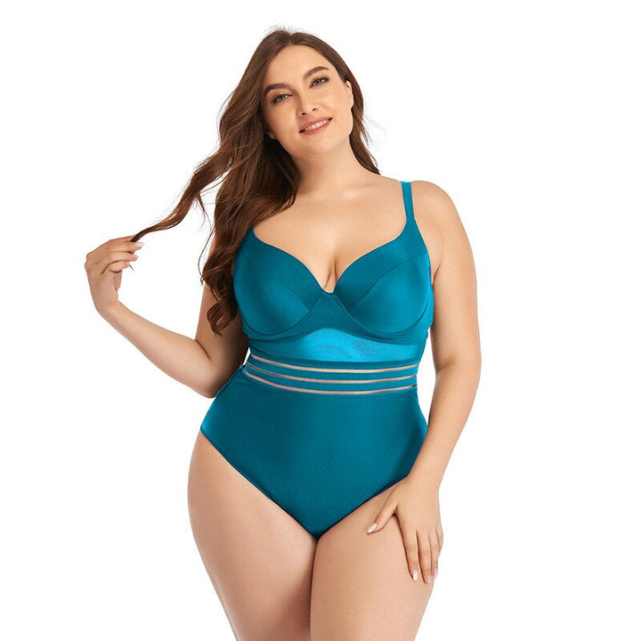 Levoire | Maillot De Bain En Mesh Solide Bleu roi