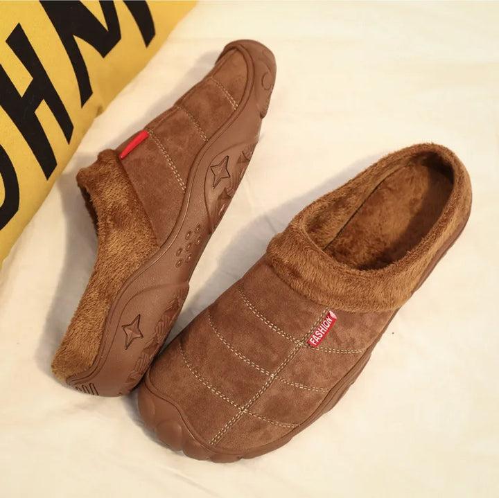 Levoire | Chaussons Doublés Polaire Antidérapants