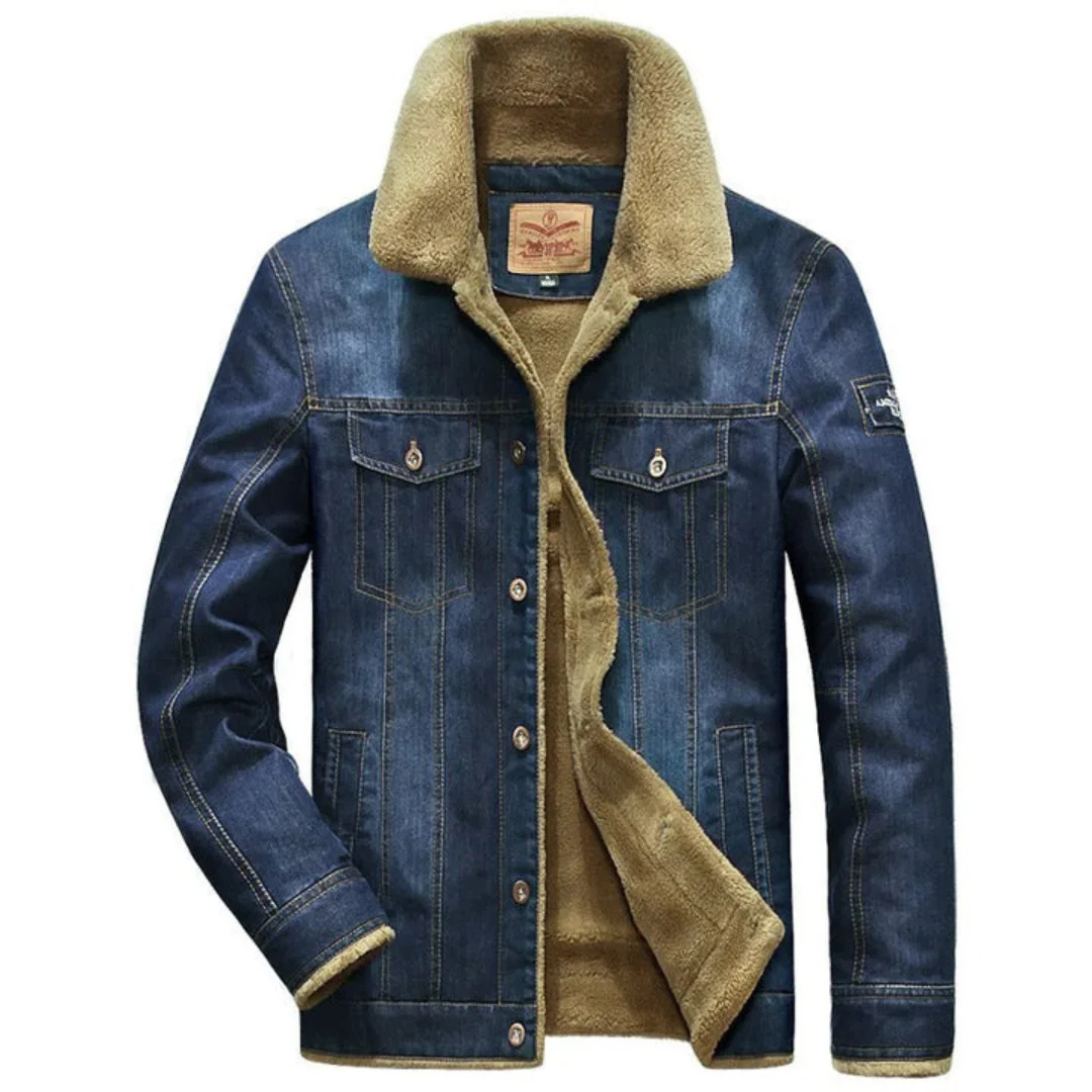 Levoire | Veste Décontractée Chaud Bleu