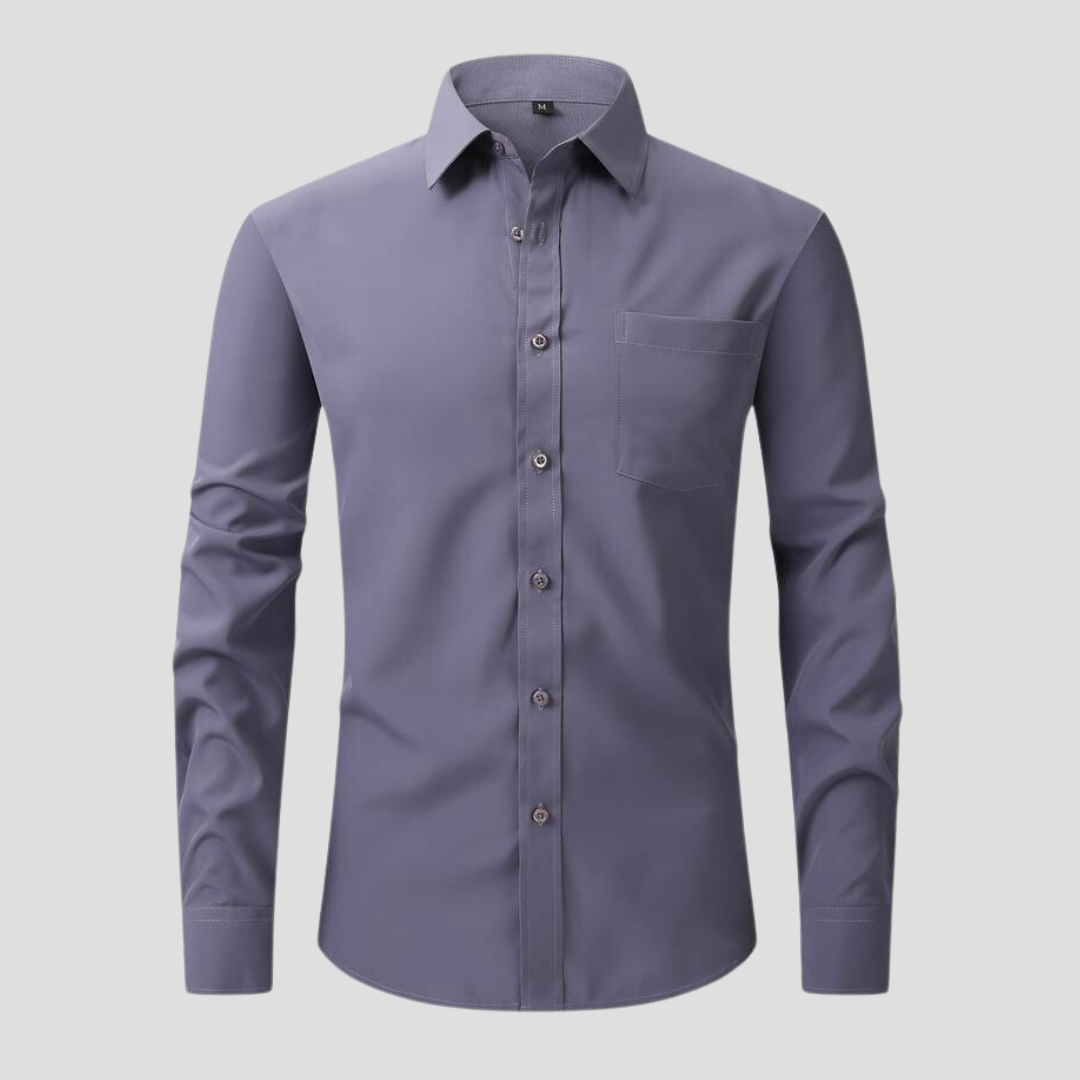 Levoire | Chemise De Business Sans Repassage Gris