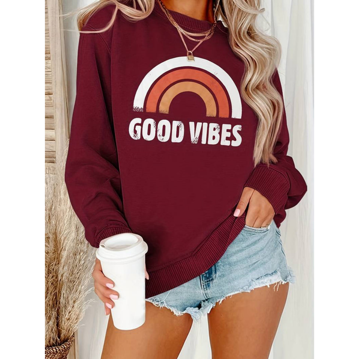 Levoire | Sweatshirt À Manches Longues Pour Femmes | Chaud Bordeaux