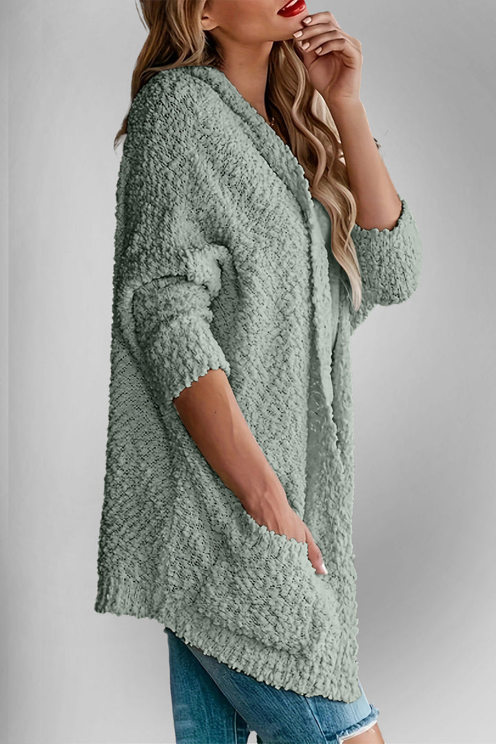 Levoire | Doppel Take Offene Front Long Manches Cardigan Avec Poches