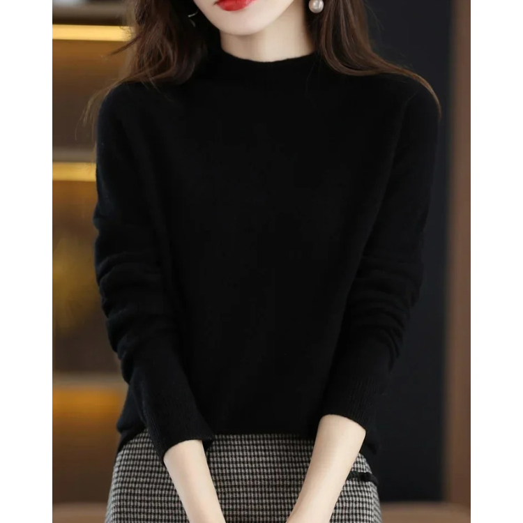 Levoire | Pull en Cachemire Doux pour Femmes Pull de Luxe pour Femmes Noir