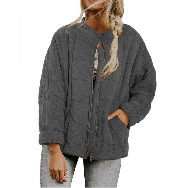 Levoire | Veste Chauffante FR Femmes FR L'Automne Gris foncé
