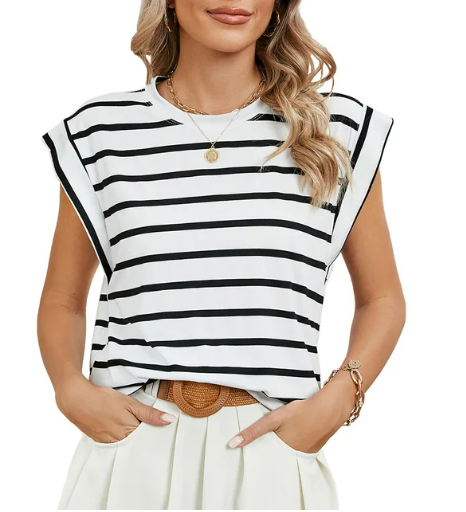 Levoire | T-Shirts D'Été Pour Femmes À Manches Courtes Et Encolure Ronde Raidat 2