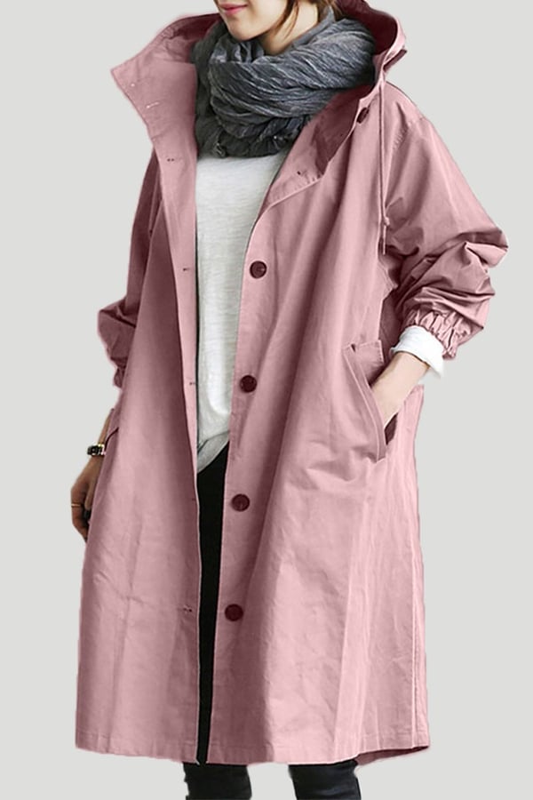 Levoire | Veste Coupe-Vent Avec Capuche Pour Un Usage Quotidien Rosa