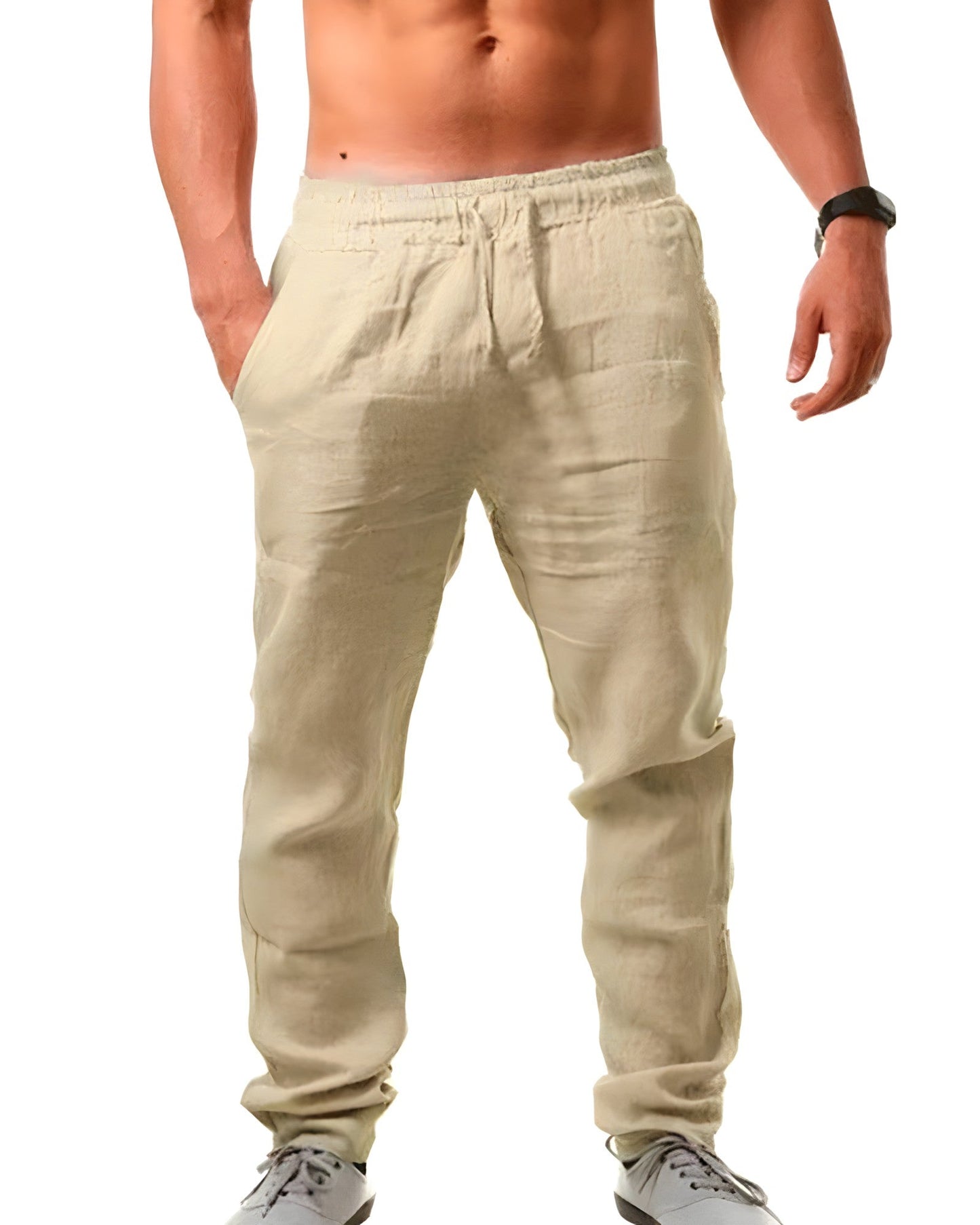 Levoire | Location De Pantalons En Toile Vert foncé khaki