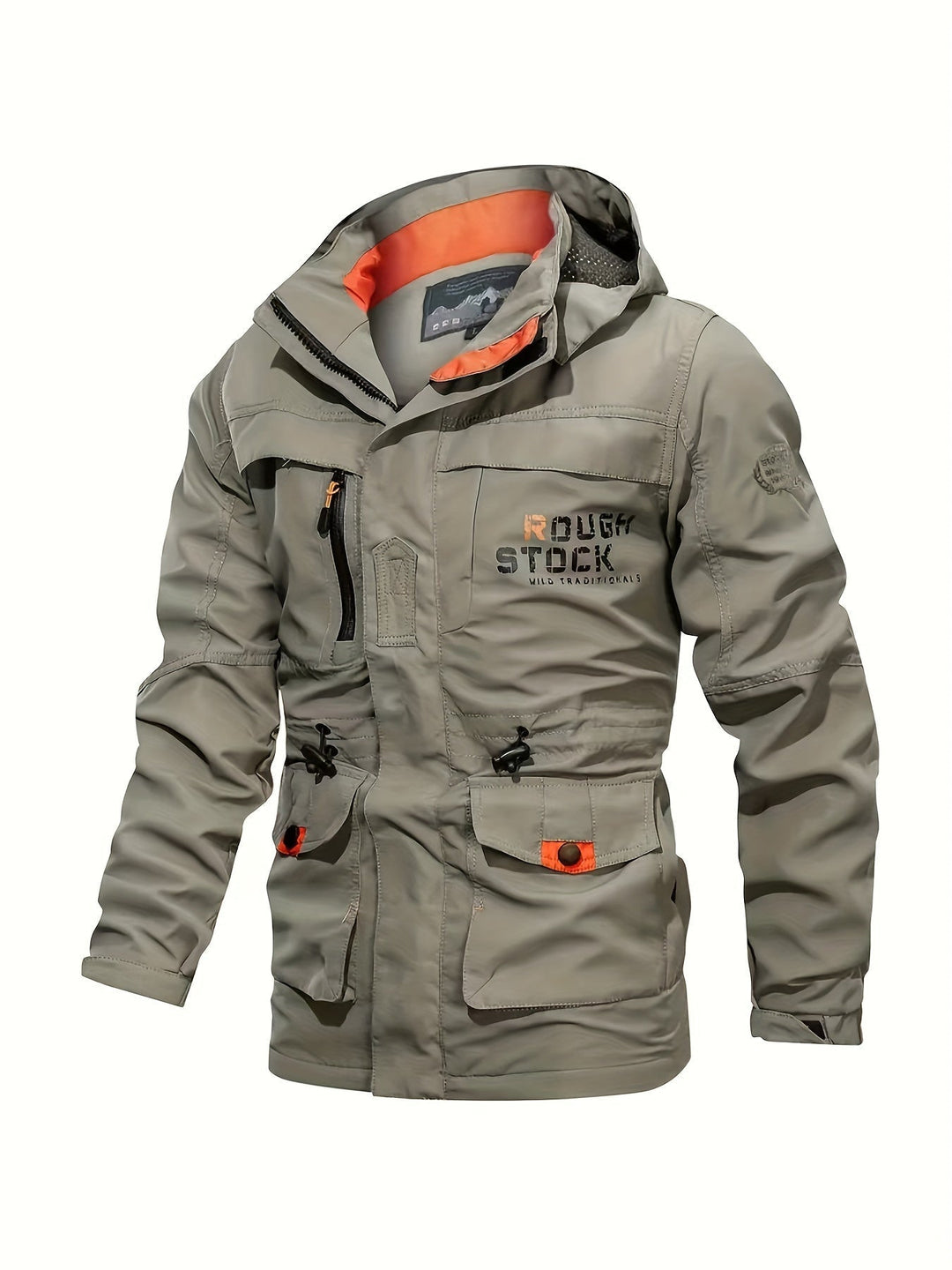Levoire | Veste De Randonnée Pour Homme Avec Écharpe Détachable Couleur kaki