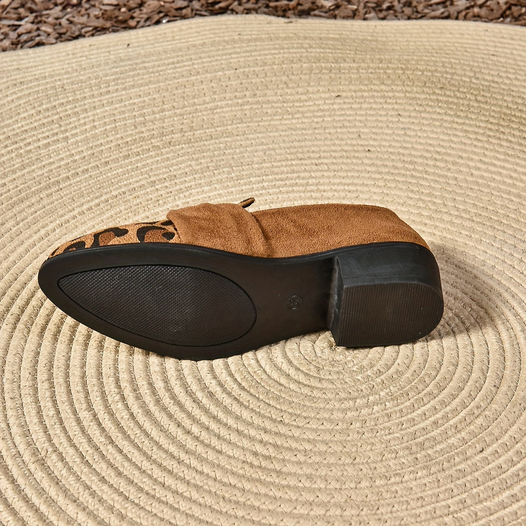 Levoire | Sandales Pour Femmes Élégantes À Motif Léopard Avec Lacets