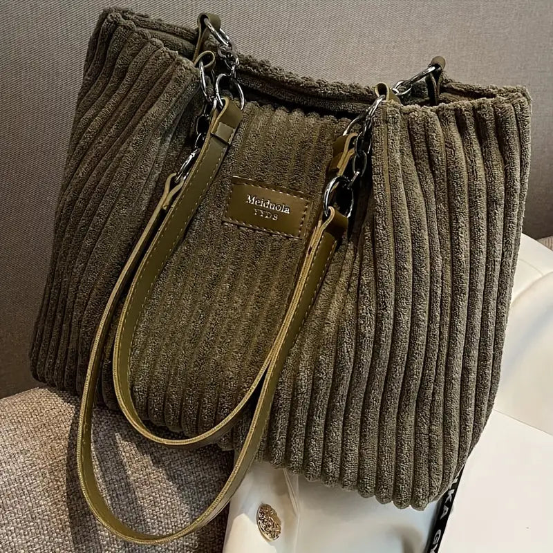 Levoire | Sac Fourre-Tout En Velours Côtelé