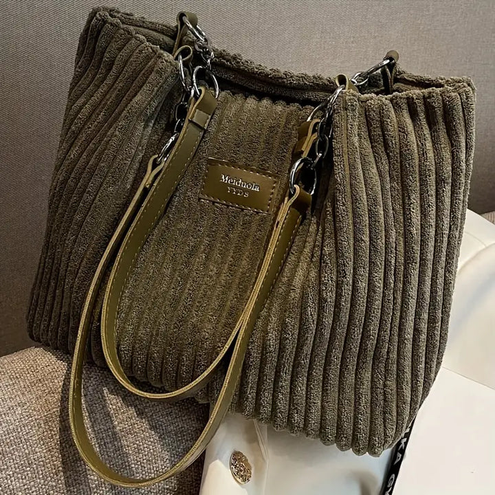 Levoire | Sac Fourre-Tout En Velours Côtelé