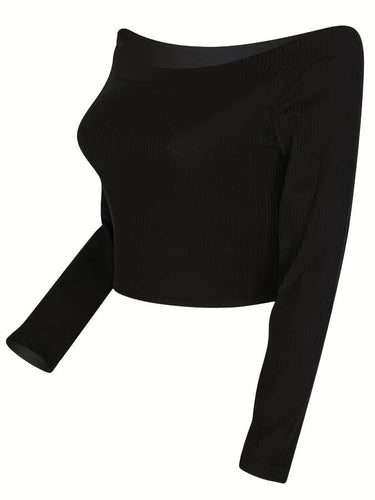 Levoire | Chemise À Manches Longues Décolletée Sur Les Épaules