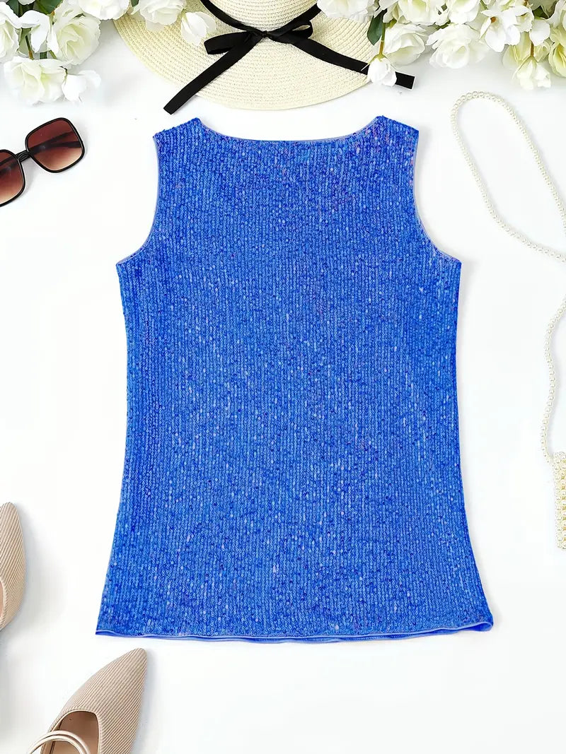 Levoire | Haut De Maillot Sans Manches Avec Des Paillettes