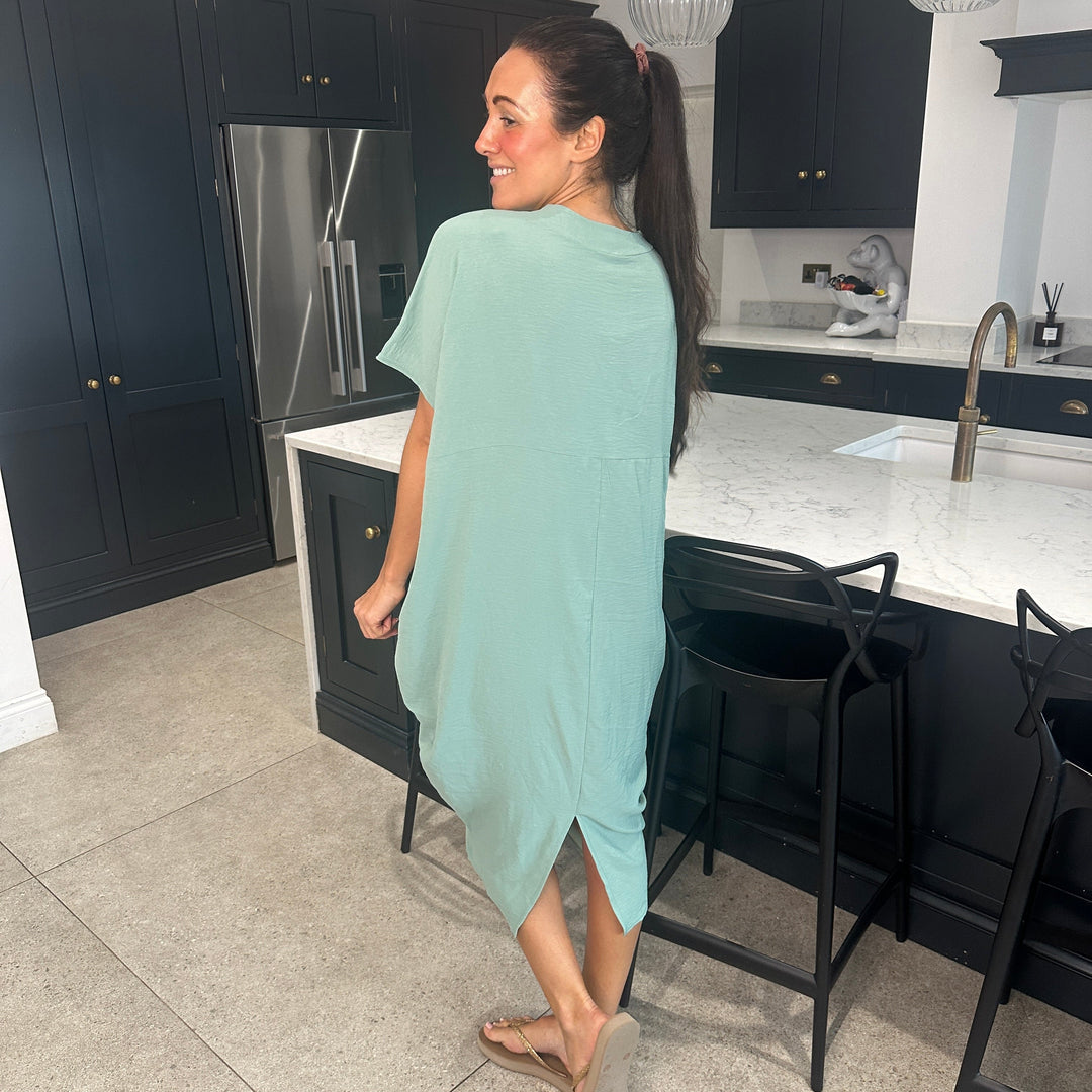 Levoire | Robe Midi Avec Décolleté En V