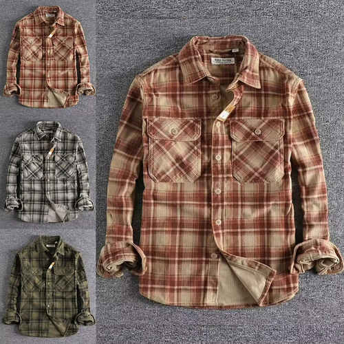 Levoire | Chemise à carreaux en flanelle