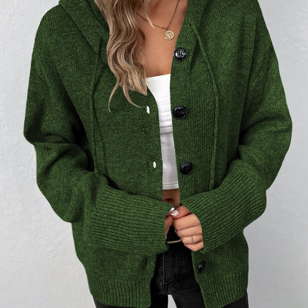 Levoire | Veste Élégante Avec Capuche : La Parfaite Combinaison De Style Et De Praticité Vert