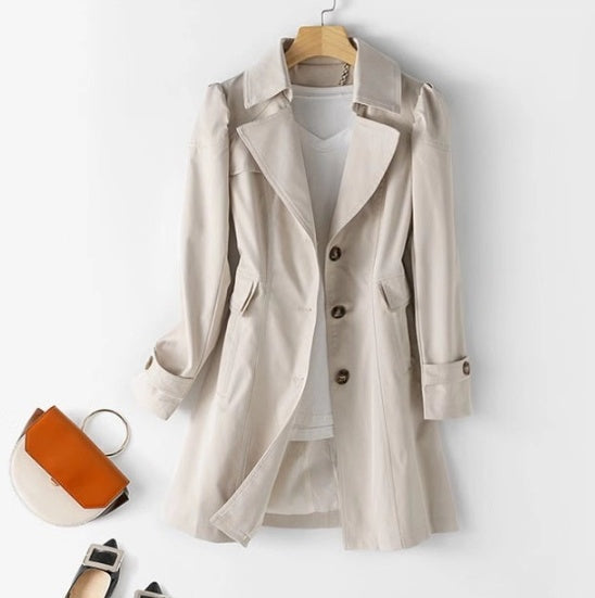 Levoire | Veste Coupe-Vent Élégante Et Décontractée Blanc crémeux