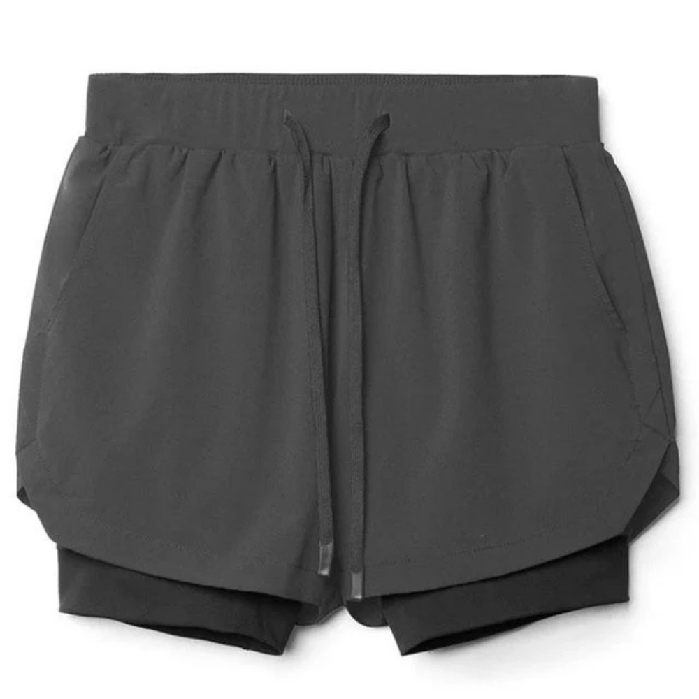 Levoire | Performance Shorts Avec Poche Latérale Pratique Gris