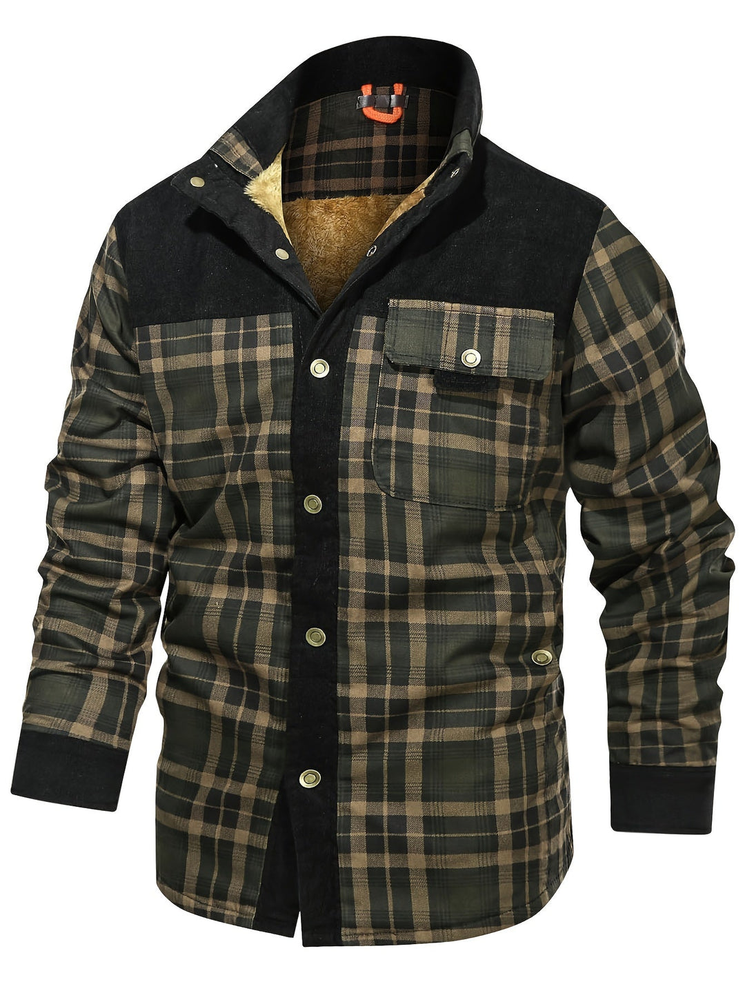Levoire | Veste Pour Homme Élégante En Coton Chaud Vert