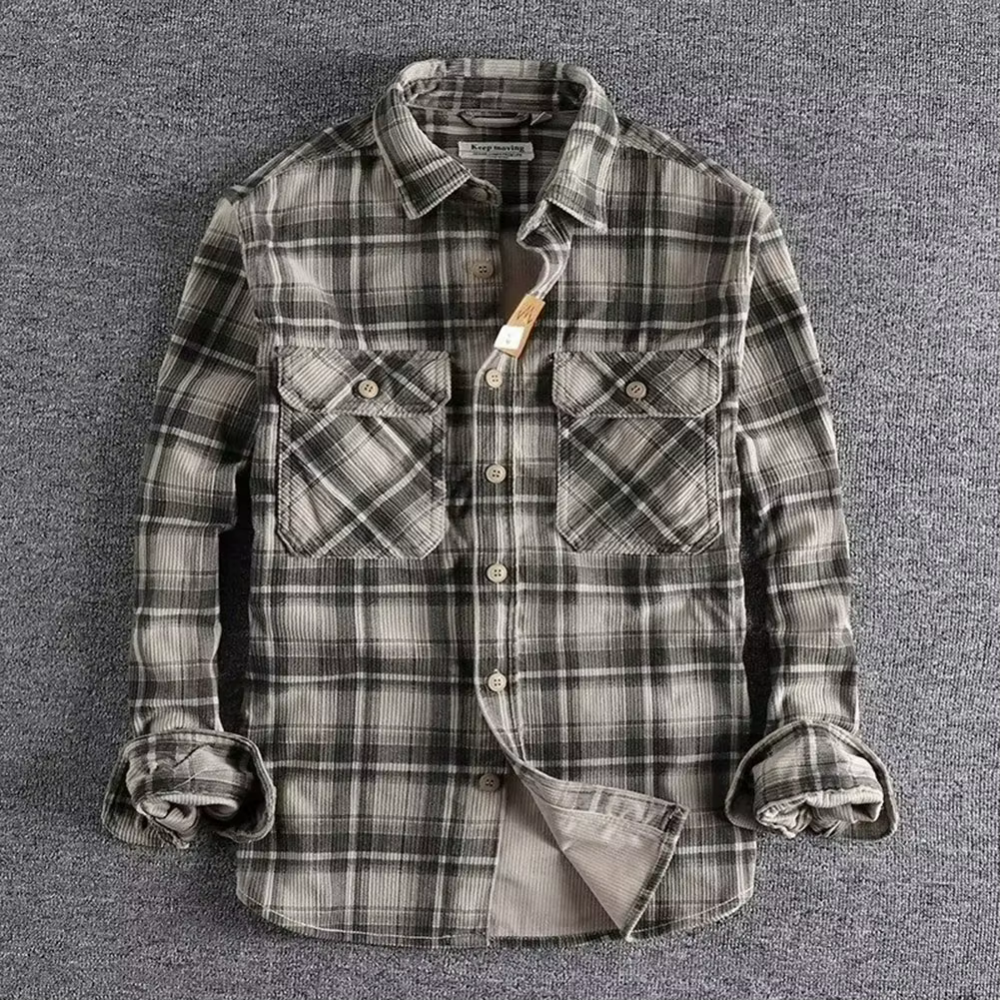 Levoire | Chemise à carreaux en flanelle