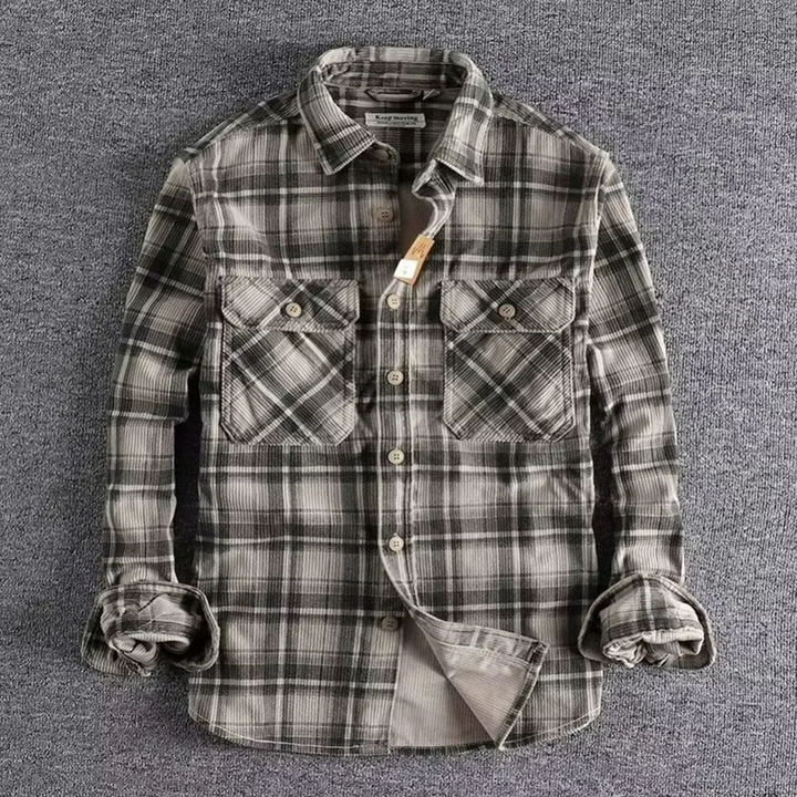 Levoire | Chemise à carreaux en flanelle