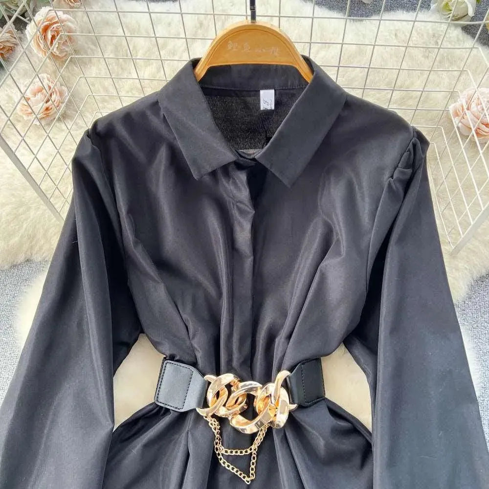 Levoire | Robe avec boucle métallique