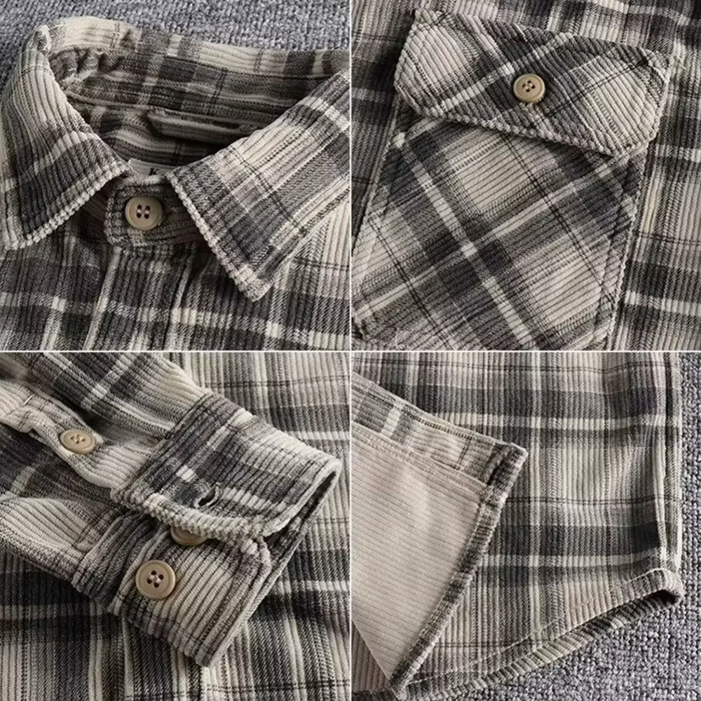 Levoire | Chemise à carreaux en flanelle