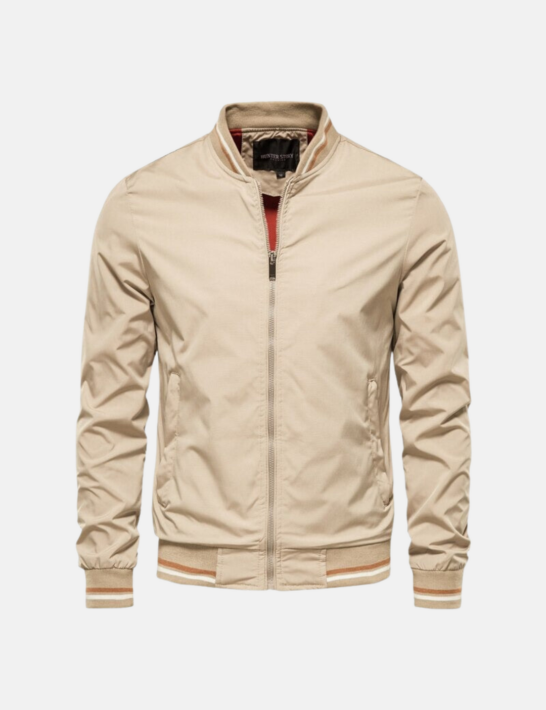 Levoire | Veste De Transition Décontractée Pour Hommes Beige
