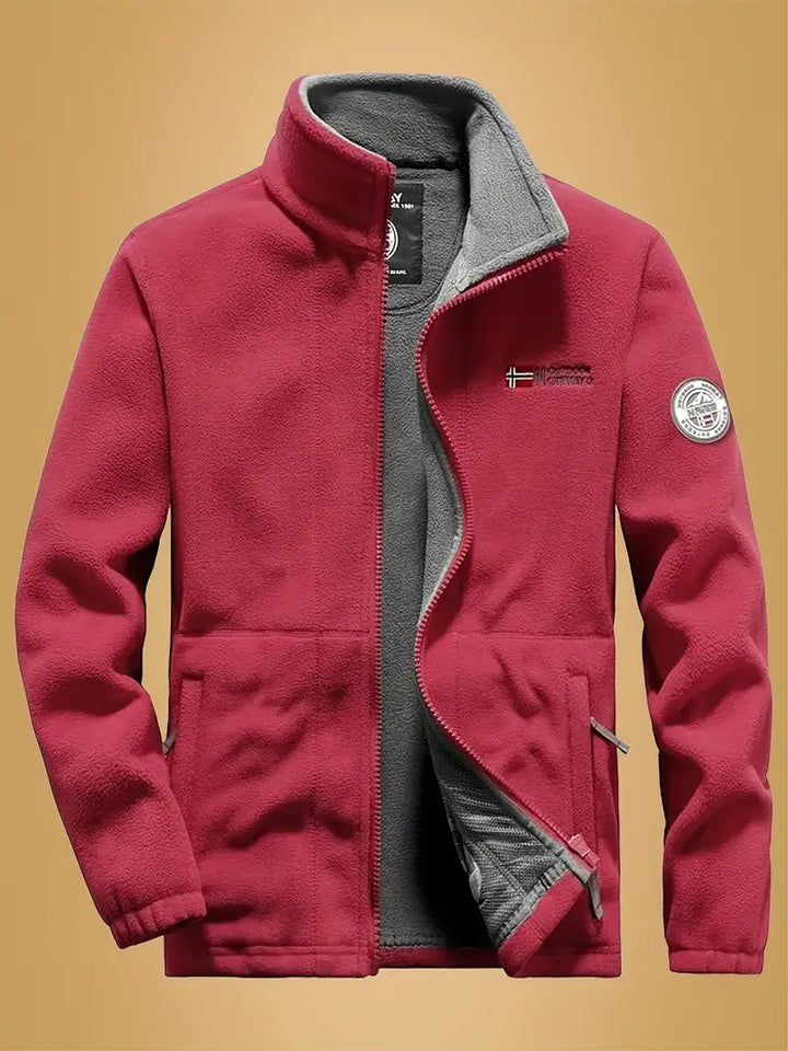 Levoire | Veste En Fleece Chaude Rot