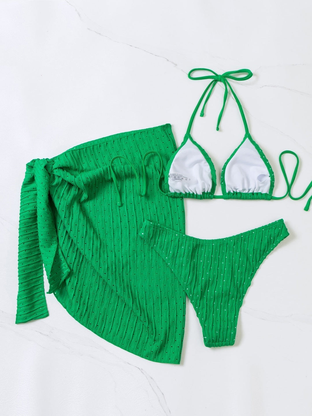 Levoire | Haut De Bikini Triangle Et Jupe (3 Pièces)