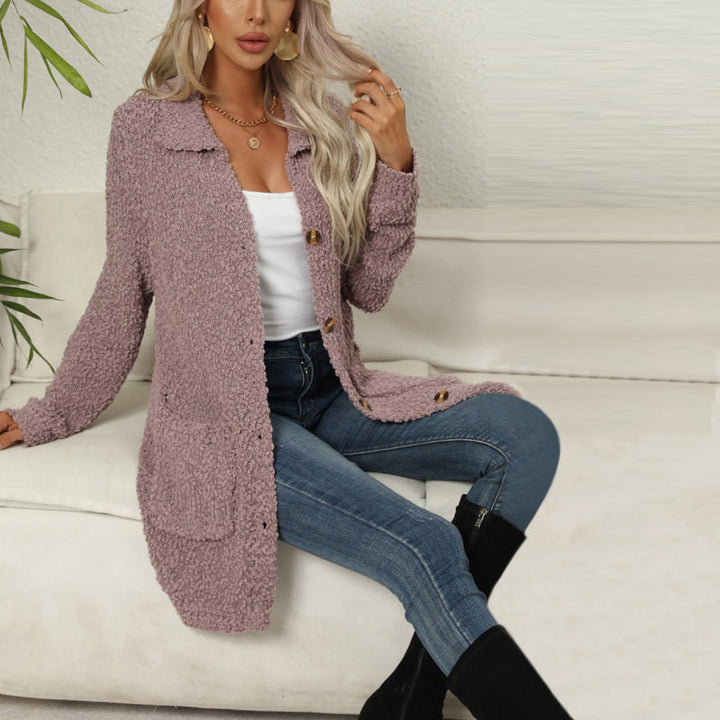 Levoire | Veste En Tricot Unie Décontractée Pour Femmes