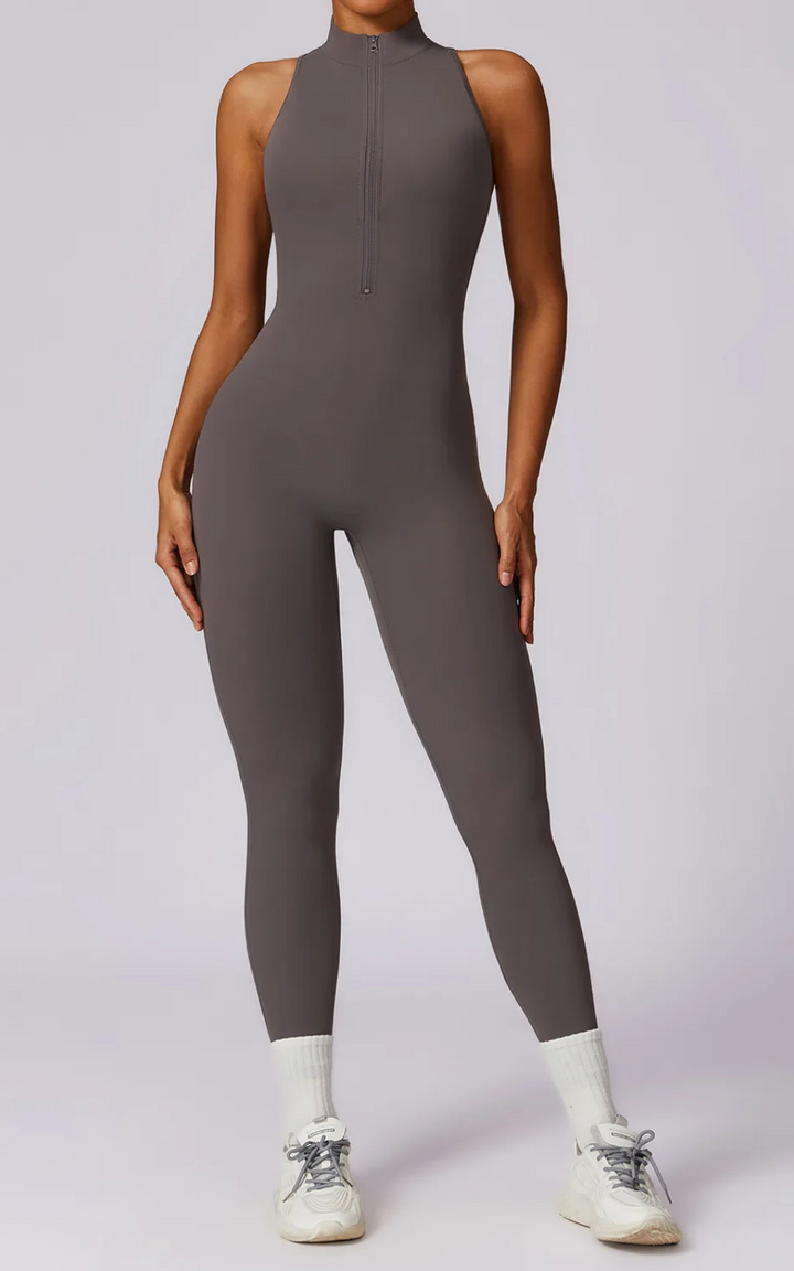 Levoire | Sport Femmes Taillée Dos Ouvert Performance Gris