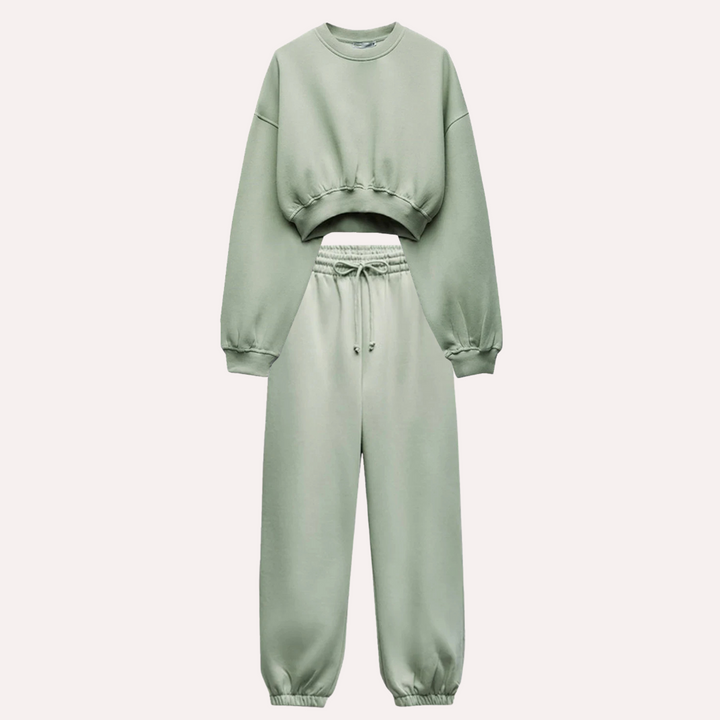 Levoire | Deux Pices Crop Top Ensemble