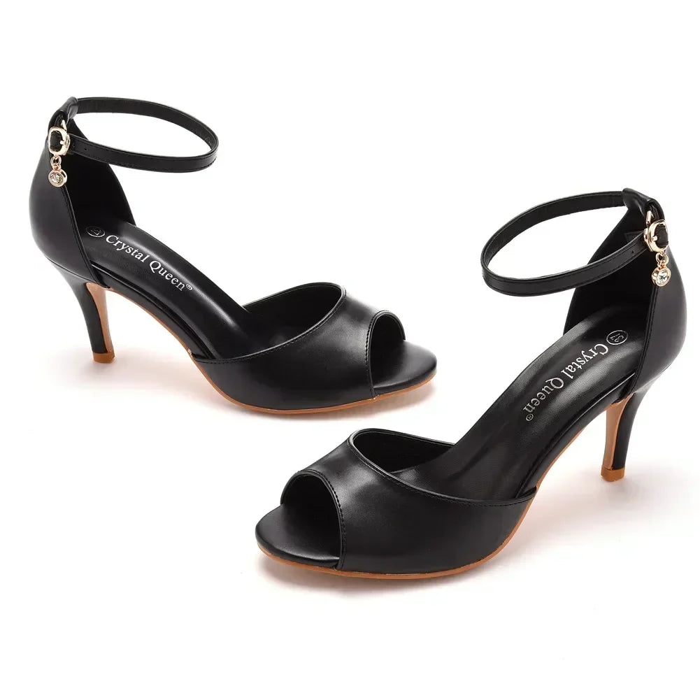 Levoire | Sandales À - Talons Pour - Femmes - Confort Noir