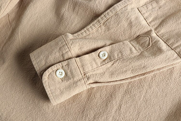 Levoire | Chemise Classique Avec Design Texturé Pour Une Ambiance Automnale
