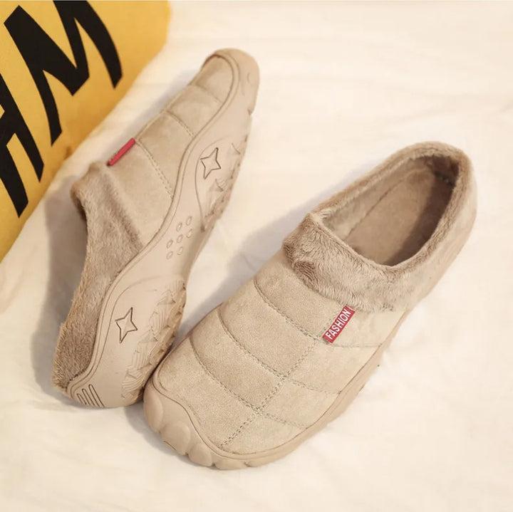 Levoire | Chaussons Doublés Polaire Antidérapants