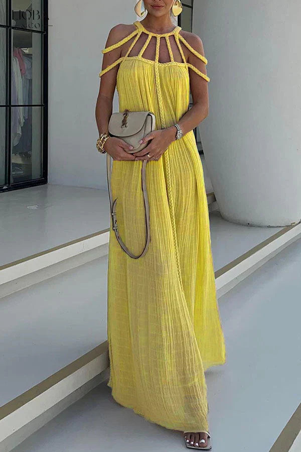Levoire | Robe de soirée élégante Jaune Taille Unique