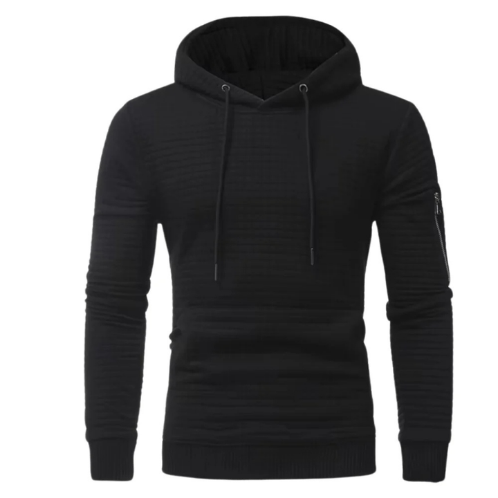 Levoire | Sweat À Capuche Pour Hommes Au Look Sportif Noir