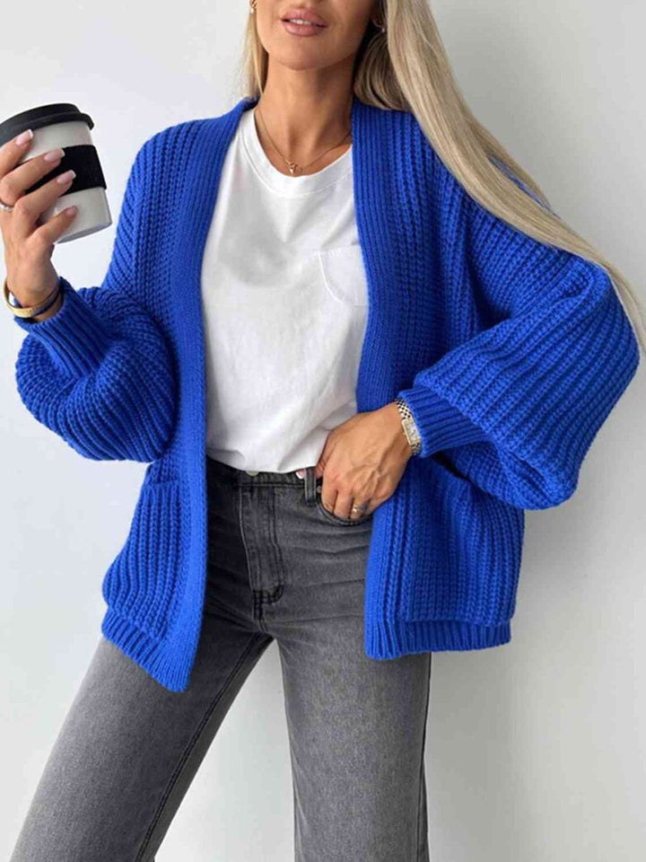 Levoire | Cardigan À Front Ouvert Avec Épaules Tombantes Pour Une Allure Décontractée
