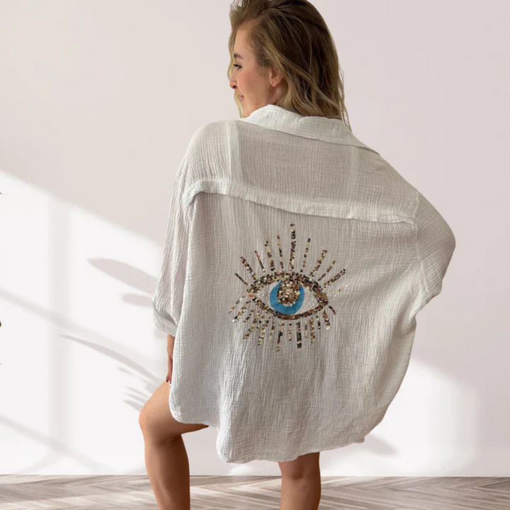 Levoire | Chemise Surdimensionnée Boutonnée Pour - Femmes - Coupe Ample