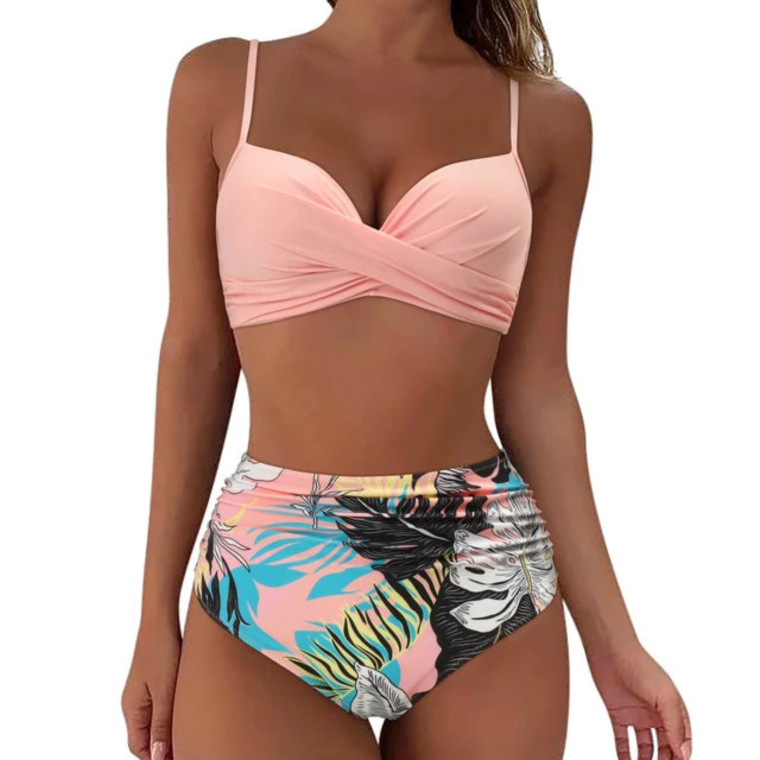 Levoire | Bikini Confort Hautement Ajusté Pêche Plage