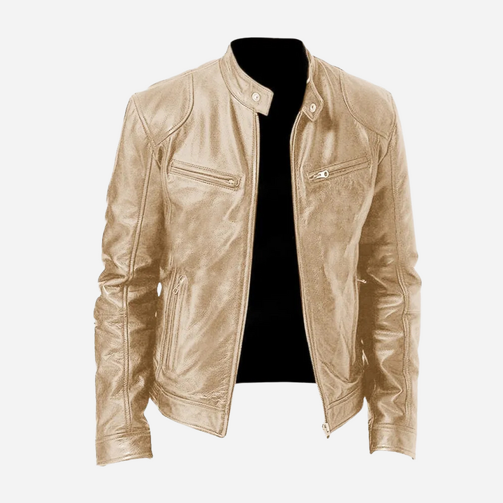 Levoire | Élégante veste en cuir chaude Ou