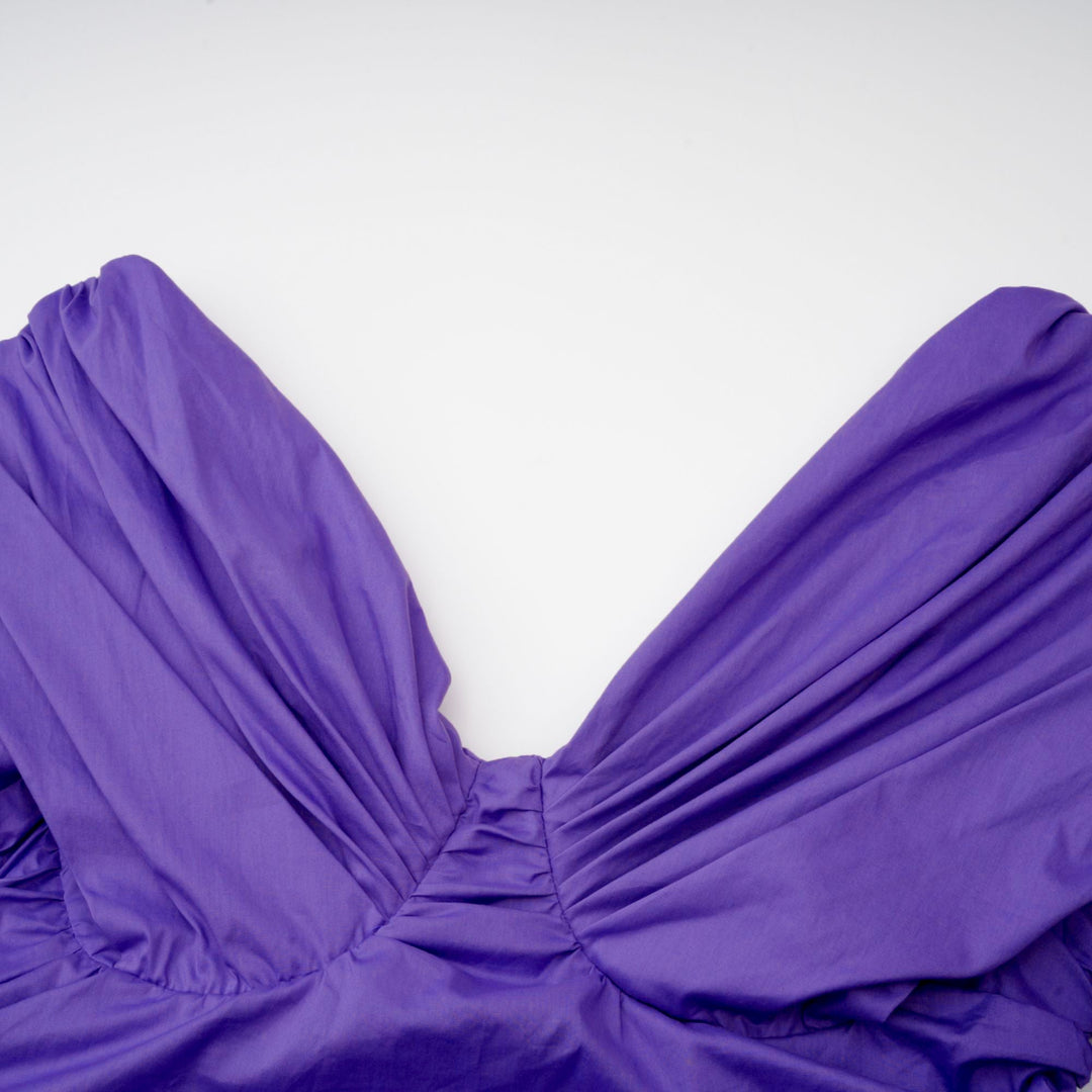 Levoire | Robe Mini À Épaules Dégagées Raffung