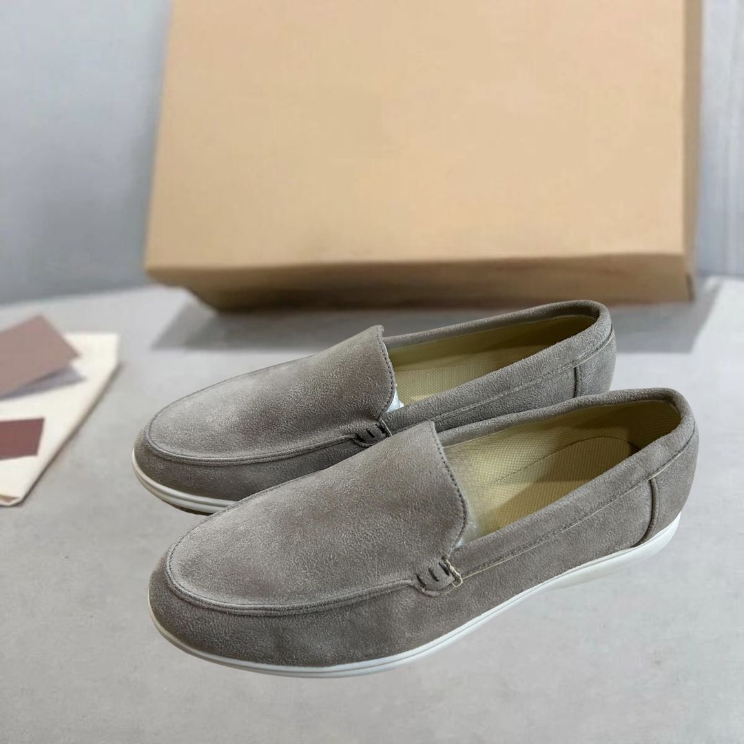 Levoire | Pantoufles En Daim Helltgray