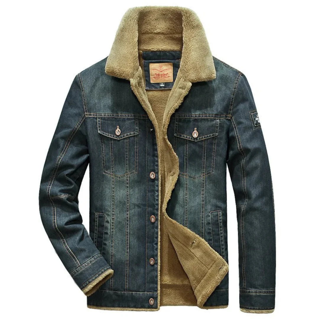 Levoire | Veste Décontractée Chaud Bleu foncé