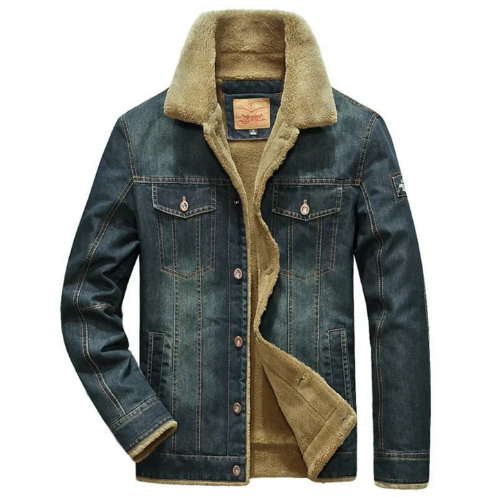Levoire | Veste Décontractée Chaud Bleu foncé