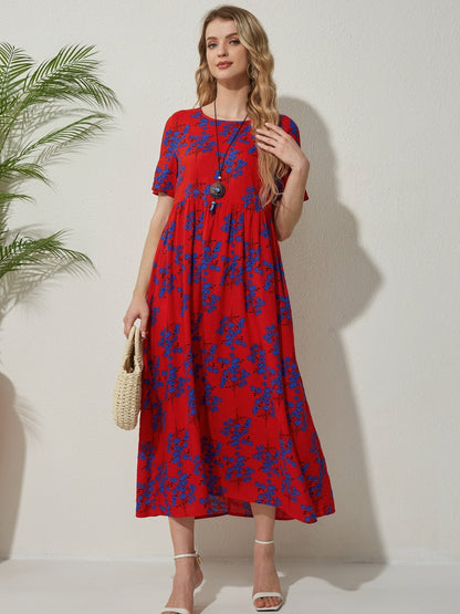 Levoire | Robe femme à col rond Rouge