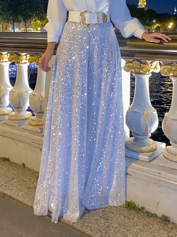 Levoire | Robe à décolleté en V et paillettes
