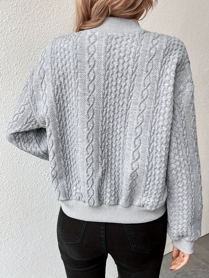 Levoire | Solidot Bomber Jacket Avec Texture De Bouton